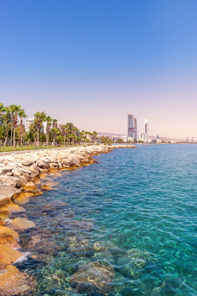 Molos promenade in Limassol, Cyprus